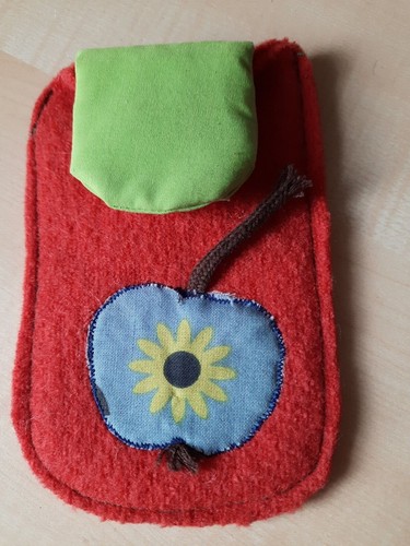 Handytasche aus walkstoff - handytasche,