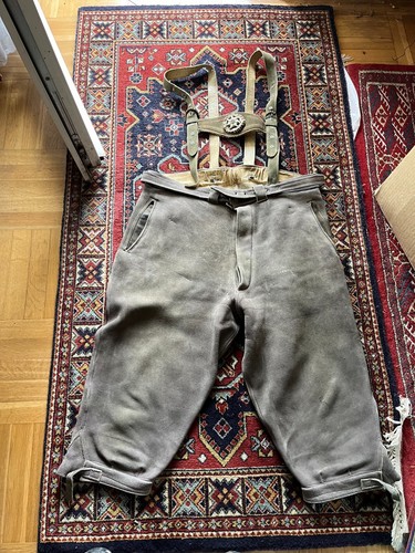 Schwere alte lederhose 50er - schwere,
