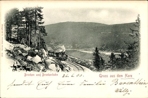 Brocken und brockenbahn - und,