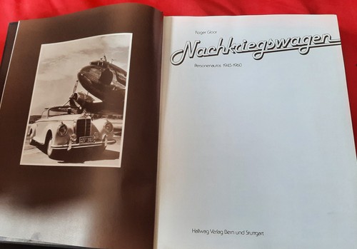 Altes buch nachkriegswagen - altes,