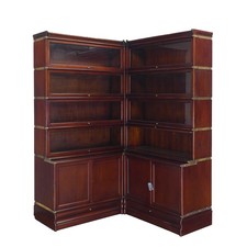 Eckregal Studio Globe Wernicke Bücherregalsystem Mahagoni SM: 130 cm -11846-