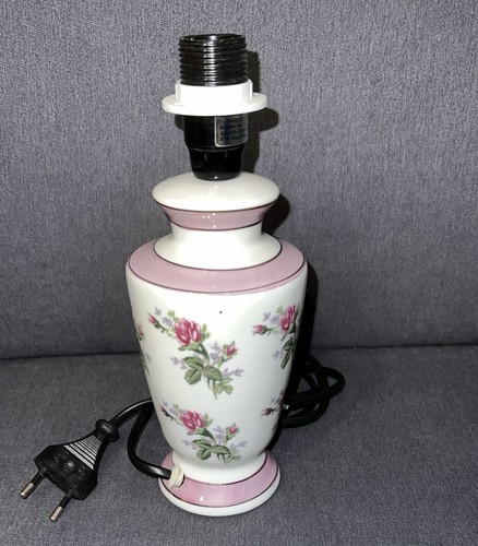 Vintage porzellan tischlampe - porzellan,