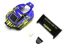 Kyosho MBB03BLY Mini-Z Karosserie MB010 Buggy Inferno MP9 TKI3 (Blau-Gelb)