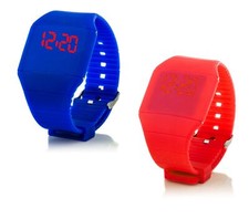 2x Digital Silicone LED Strap