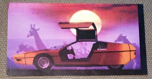 Original bmw turbo poster - original,