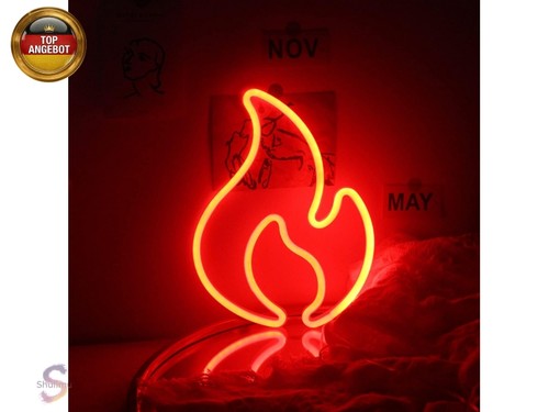 Flamme leuchtreklame für - leuchtreklame, wand