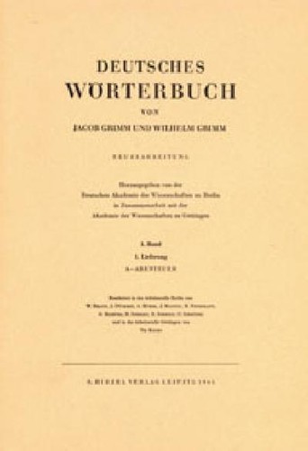 Deutsches wörterbuch - deutsches,