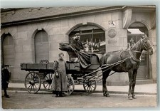 13612004 - 6800 Friedrichsfeld Kutsche Einspaenner Geschaeft Metzgerei