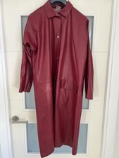 CATRICE Retro Regenmantel Plastikmantel PVC Regenjacke Vintage 80er Frankreich