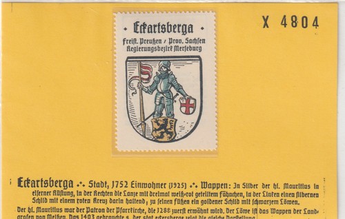 Reklamemarke wappen von - reklamemarke,
