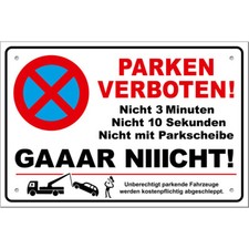 Top parkverbotsschild lustig - top,