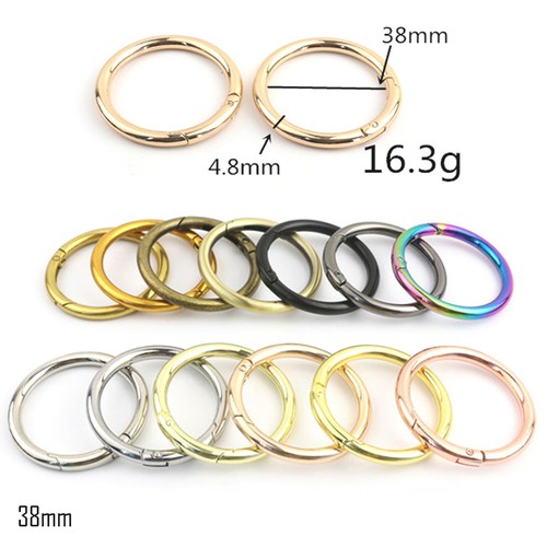 Ring rund karabinerhaken - rund,