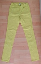 Vero Moda Pieces Stoffhose Leggins Jeans Gummizug gelb neon *top*