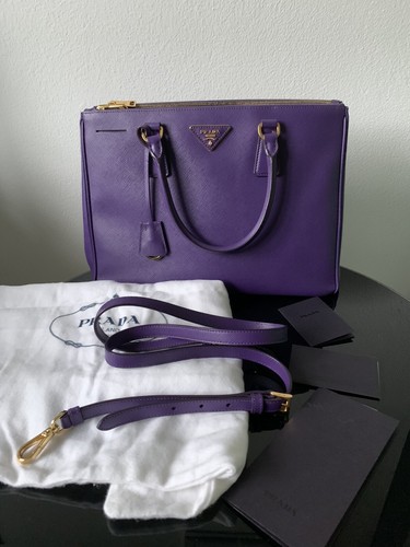 Prada galleria saffiano viola - prada,