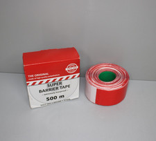 Absperrband 500 m rot weiß
