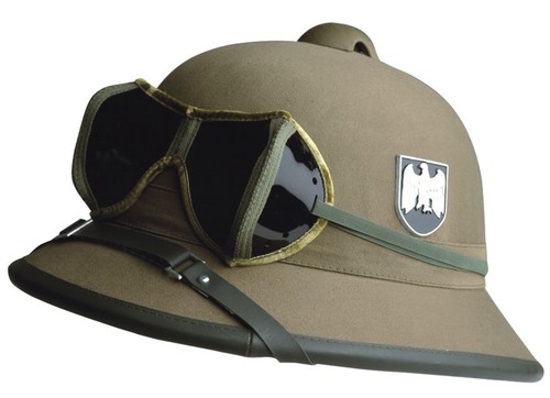 Tropenhelm brille dak - wh, +