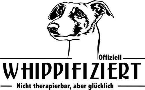 Whippet autoaufkleber - autoaufkleber,