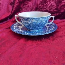 Suppentasse Olde Country Castles British Anchor blau