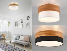 Holzlampen mit Stoffschirm Küchenlampen über Kücheninsel, Esstisch & Couchtisch