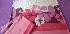 Bettwasche 2TlgGarnitur Satin 100%BW 80x80+150x220cm TOM TAILOR Fuchsia Gebr.TOP