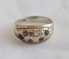 Vintage 333Gelbgold Ring Mit