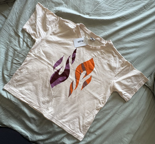 Angels flame crop top - crop, shirt