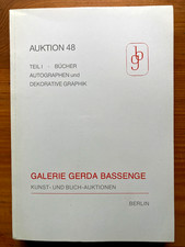 Gerda Bassenge Katalog Auktion