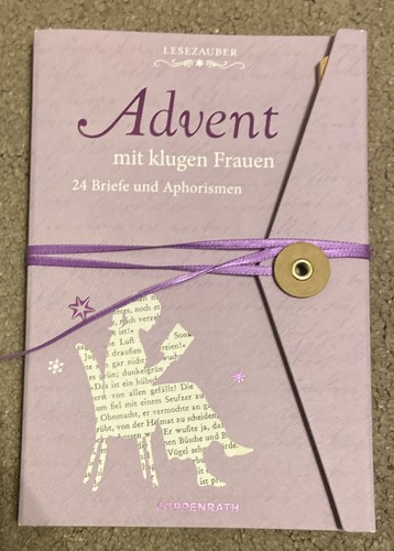 Briefbuch advent mit klugen - mit,