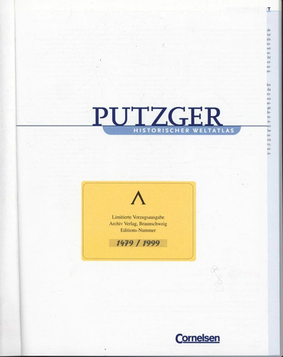 Putzger historischer - putzger,