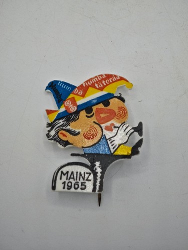 Zugplakette mainz 1965 humba - zugplakette,