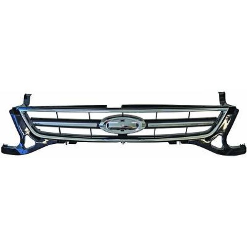 Kühlergrill chrom schwarz - kühlergrill, chrom/schwarz