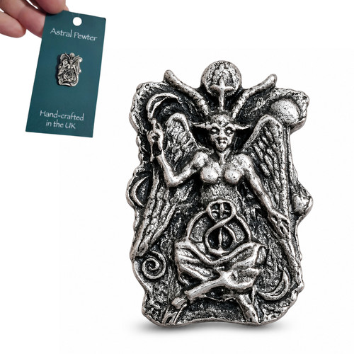 Baphomet pin anstecker zinn - baphomet,