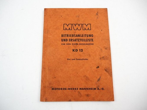 Mwm kd12 dieselmotor - kd12, e