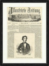 Geh. Medicinalrath Dr. Friedrich Wöhler, Prof. der Chemie Holzstich Faksimile_E