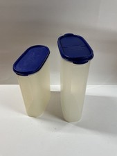 Eidgenossen TUPPERWARE, Deckel BLAU,  SET  2 Stück, 2,3 Liter, 2,9 Liter,