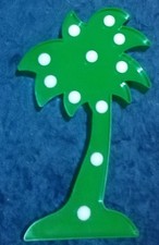 beleuchtbare Palme 11 Lichter Lampen LED Höhe 25 cm warmweiss grün Kinder Nacht