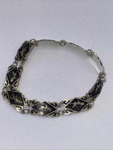 Siam silber armband niello - siam, armband,niello