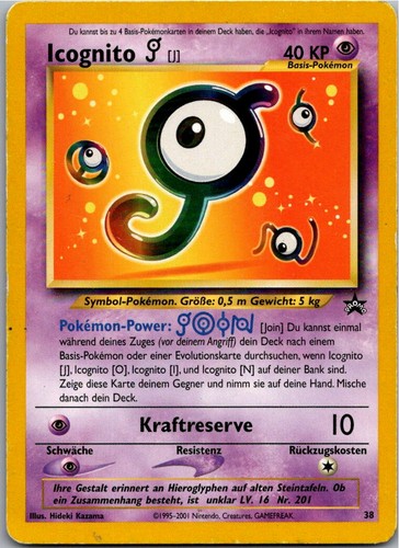 Pokémon icognito wotc - pokémon,