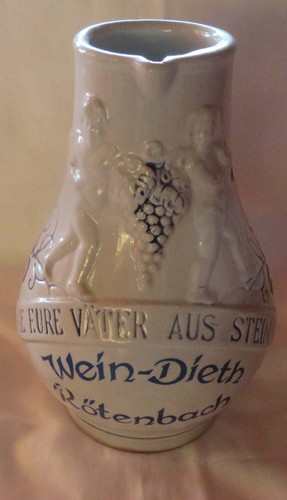 Steingutkrug weinkrug mit - 0,5l,