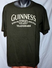 GUINNESS ESTO 1759 olivgruen "L" Ireland Dublin Trademark Ale Biersorte Werbung