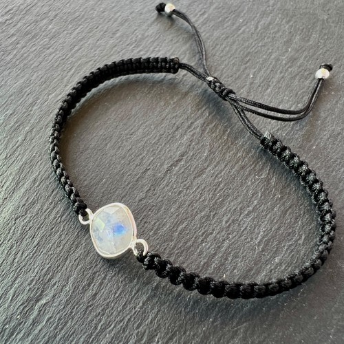 Armband mondstein rund mm - mondstein,