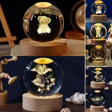 3D-Kristallkugel, Mond, Planet