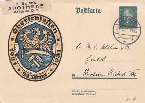 Kandrzin kędzierzyn 1931 - ak,