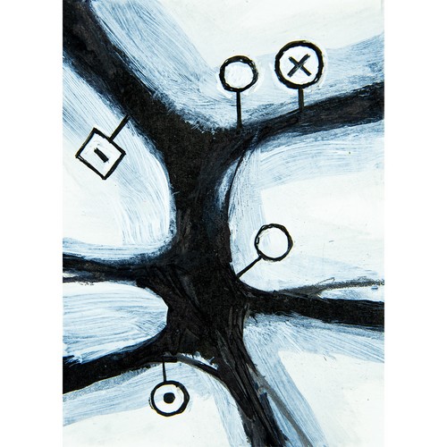 Original painting aceo - original,