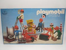 Playmobil System 3400 "Großes Baustellen-Set mit Zubehör" in OVP (selten)!