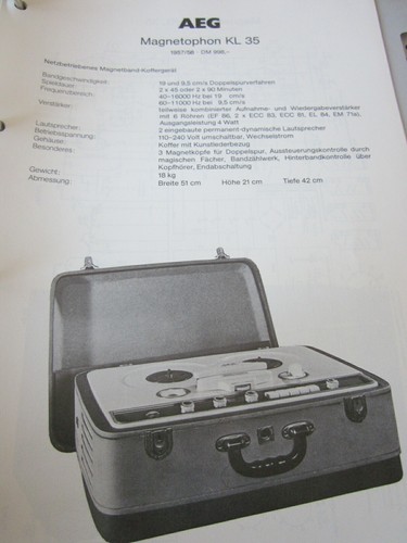 Schaltplan radio aeg - radio,
