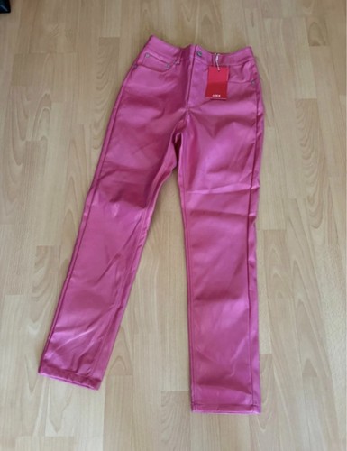 Kunstleder hose pink - kunstleder,