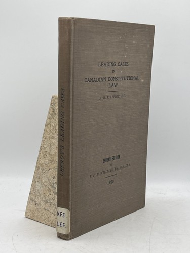 Leading cases canadian - leading, in