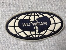Wu Wear Globe Aufnäher Wu Tang Clan Vintage 90er Patch Jacke Old School Hip Hop