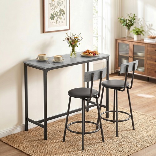 Homcom bartisch mit barhocker - bartisch,
